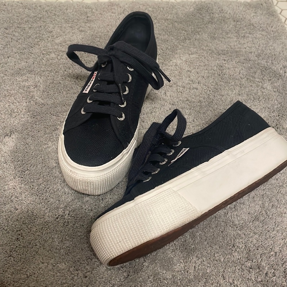 Navy Blue Platform Supergas